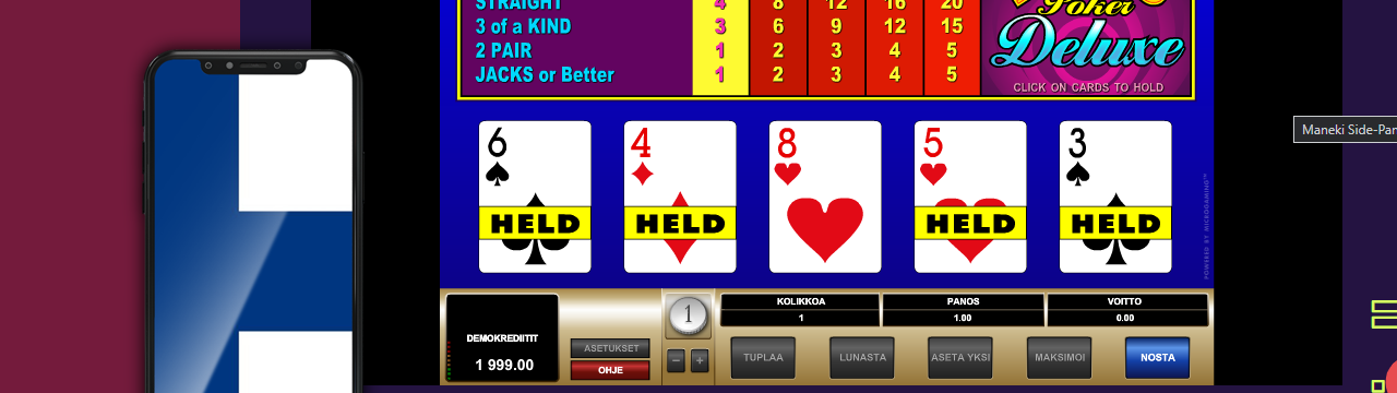 Videopokerin hedelmäpeli Parhaat videopokeripelit